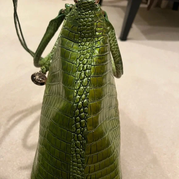 Brahmin Duxbury Satchel Limeade Green Melon Ombré NWOT - Picture 11 of 12